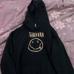 NEVER WORN kids Nirvana Hoodie